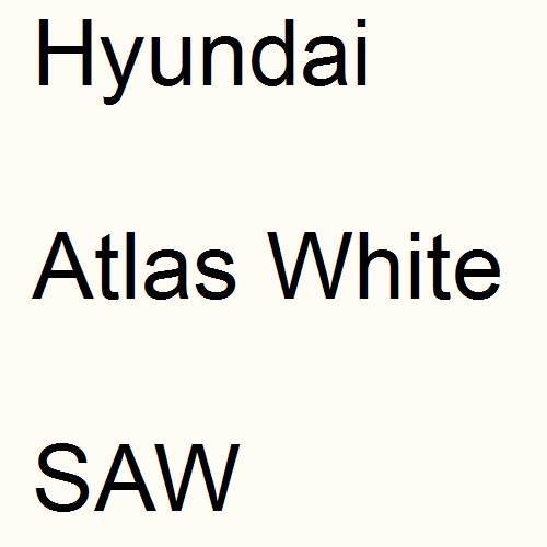 Hyundai, Atlas White, SAW.